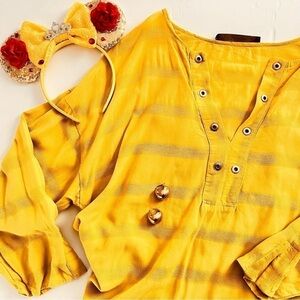 Zara Disney boho yellow dress